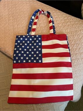 American Flag Tote Bag - Red, White & Blue